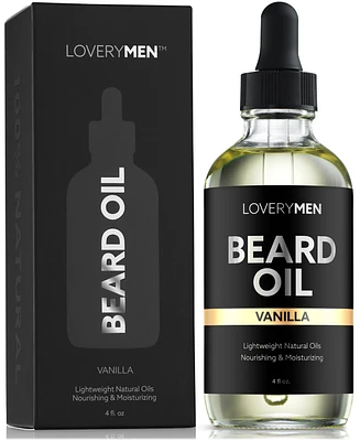 Lovery LoveryMen Nourishing Vanilla-Scented Beard Oil, 4 oz.