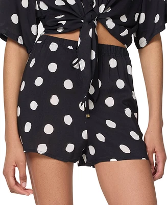 Kate Spade New York Women's Cotton Pull-On Cover-Up Shorts
