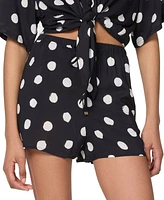 Kate Spade New York Women's Cotton Pull-On Cover-Up Shorts