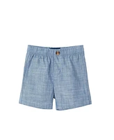 Andy & Evan Baby Boys 4 Peice Plaid Short Set
