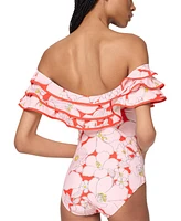 Kate Spade New York Women's Ruffled One-Piece Swimsuit