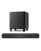 Denon Home Sound Bar 550 with Dolby Atmos and Heos Built-in and Denon Home Wireless 8" Subwoofer with Heos