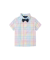 Andy & Evan Baby Boys Plaid Suspender Set