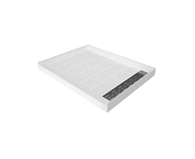 Casainc 48"W X 36"D Smc Single Threshold Shower Base Anti-Slip Shower Pan