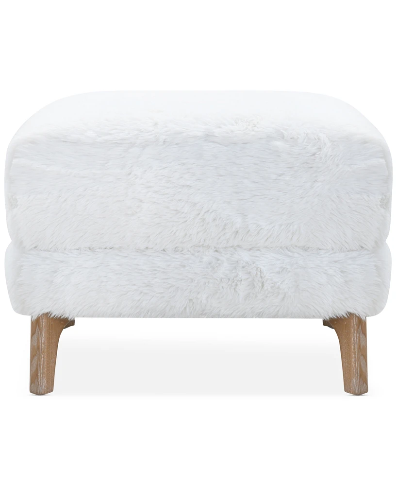 Briannie Fabric Ottoman, Exclusively at Macy's