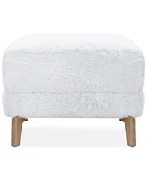 Briannie Fabric Ottoman, Exclusively at Macy's