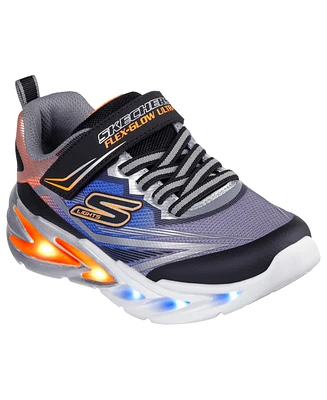 Skechers Toddler Kids S Lights: Flex-Glow Ultra Fastening Strap Light-Up Casual Sneakers from Finish Line