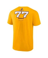 Fanatics Men's Luka Doncic Gold Los Angeles Lakers Behind the Back Name Number T-Shirt