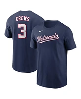 Nike Men's Dylan Crews Navy Washington Nationals Fuse Name Number T-Shirt