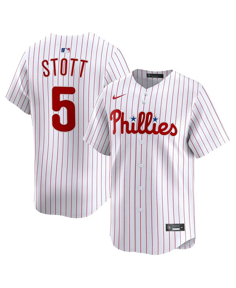 Nike Men's Bryson Stott White Philadelphia Phillies Home Limited Player Jersey