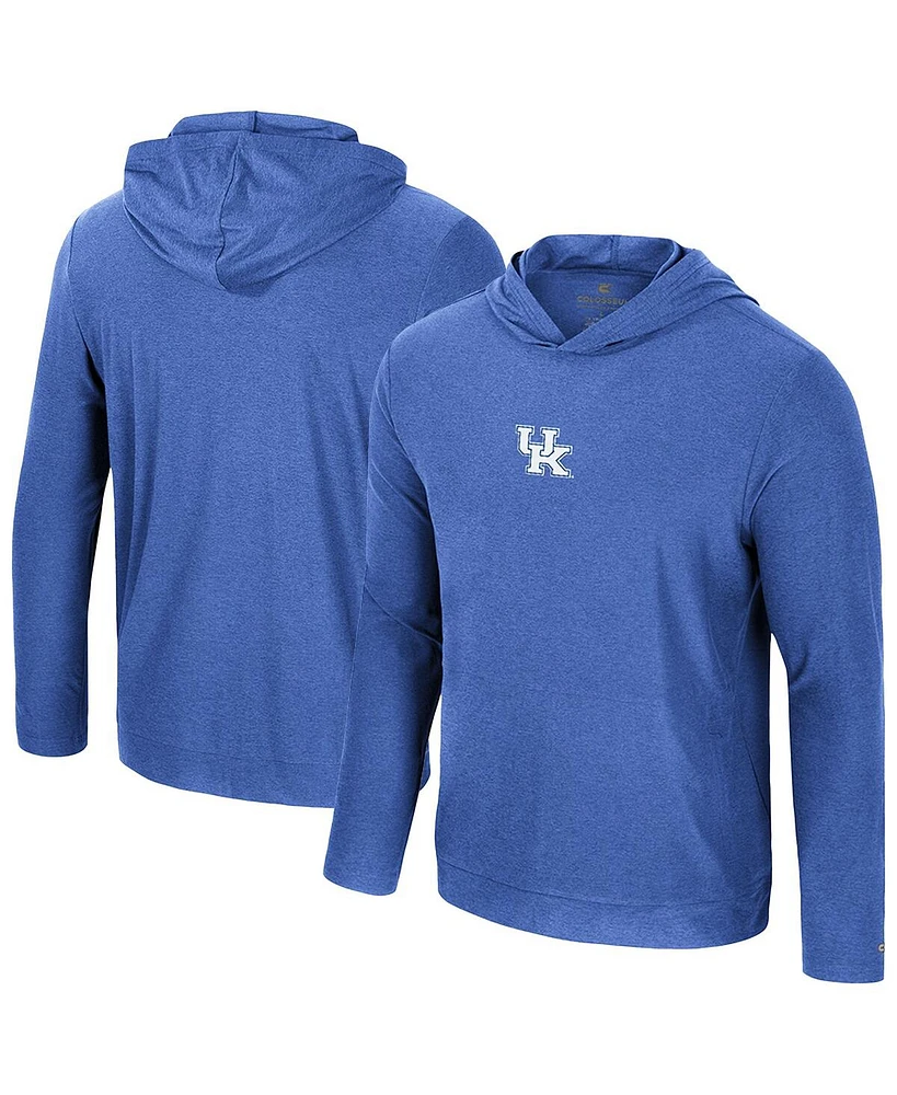 Colosseum Men's Royal Kentucky Wildcats Long Sleeve Hooded T-Shirt