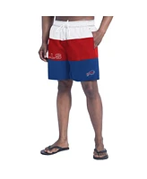G-iii Sports by Carl Banks Men's Royal/Red Buffalo Bills Sunrise Volley Swim Shorts