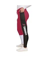 Wear by Erin Andrews Women's Cardinal/Black Arizona Cardinals Color Block Leggings
