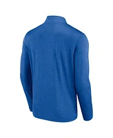 Fanatics Men's Heather Royal Philadelphia Phillies Head-to-Head Quarter-Zip Pullover Sweatshirt