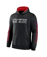 Fanatics Men's Black Columbus Blue Jackets Big City Legacy Fleece Pullover Hoodie