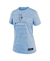 Nike Women's Light Blue Kansas City Royals Authentic Collection Connect Velocity Performance T-Shirt