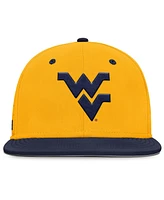 Nike Men's Gold West Virginia Mountaineers On-Field Dugout True Performance Fitted Hat