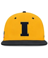 Nike Men's Gold Iowa Hawkeyes On-Field Dugout True Performance Fitted Hat