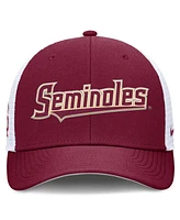 Nike Men's Garnet Florida State Seminoles 2025 Dugout Coaches Rise Performance Trucker Adjustable Hat