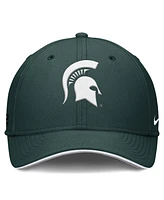 Nike Men's Green Michigan State Spartans 2025 Dugout Coaches Rise Swoosh Performance Flex Hat