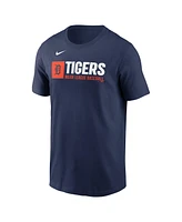 Nike Men's Navy Detroit Tigers Team Block T-Shirt