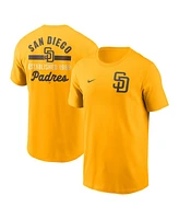 Nike Men's Gold San Diego Padres 2-Hit T-Shirt