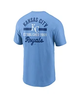 Nike Men's Light Blue Kansas City Royals 2-Hit T-Shirt