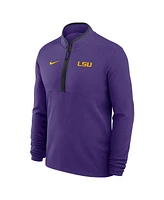 Nike Men's Purple Lsu Tigers Victory Performance Half-Zip Top