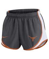 Nike Women's Charcoal Texas Longhorns Spring Break Tempo Performance Shorts