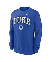 Nike Men's Royal Duke Blue Devils Arched Seal Pullover Sweatshirt