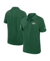 Nike Men's Green New York Jets 2024/25 Sideline Performance Polo Shirt