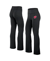 Fanatics Women's Black Wisconsin Badgers Training Camp Maxed Out Flare Leggings