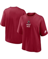 Nike Women's Crimson Alabama Tide Boxy Legacy Established T-Shirt