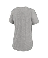 Nike Women's Heather Gray Minnesota Vikings Fashion Tri-Blend T-Shirt
