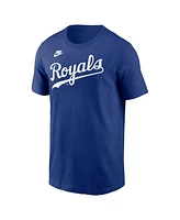 Nike Men's Royal Kansas City Royals Cooperstown Wordmark T-Shirt