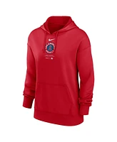 Nike Women's Red Los Angeles Angels City Connect Practice Performance Pullover Hoodie