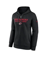 Fanatics Women's Black Carolina Hurricanes Authentic Pro Core Primary Fleece Pullover Hoodie