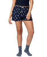 Gap Women's Printed Poplin Boxer Shorts