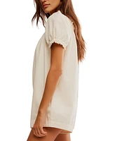 Free People Women's Daisy Denim Babydoll Romper