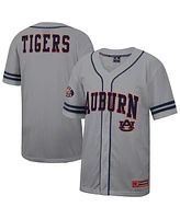 Colosseum Men's Gray Auburn Tigers Free Spirited Baseball Jersey