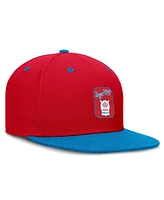 Nike Men's Red/Blue Miami Marlins City Connect Patch Performance Fitted Hat