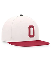 Top of the World Men's White/Cardinal Oklahoma Sooners Logo Adjustable Hat