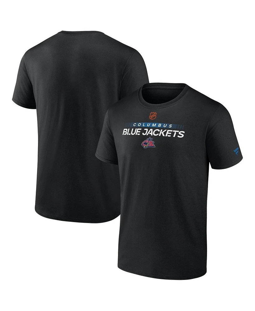 Fanatics Men's Black Columbus Blue Jackets Special Edition 2.0 Authentic Pro T-Shirt