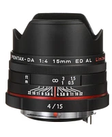 Pentax Smcp-da 15mm f/4 Ed Al Hd Lens for Dslr Cameras, Black