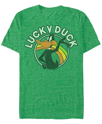Looney Tunes Men's Lucky Duck Short Sleeve T-Shirt