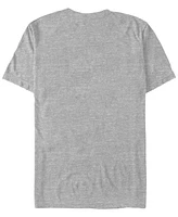 Design By Humans Men's Sacred Geometry Triangles Misty Forest Short Sleeve T-Shirt
