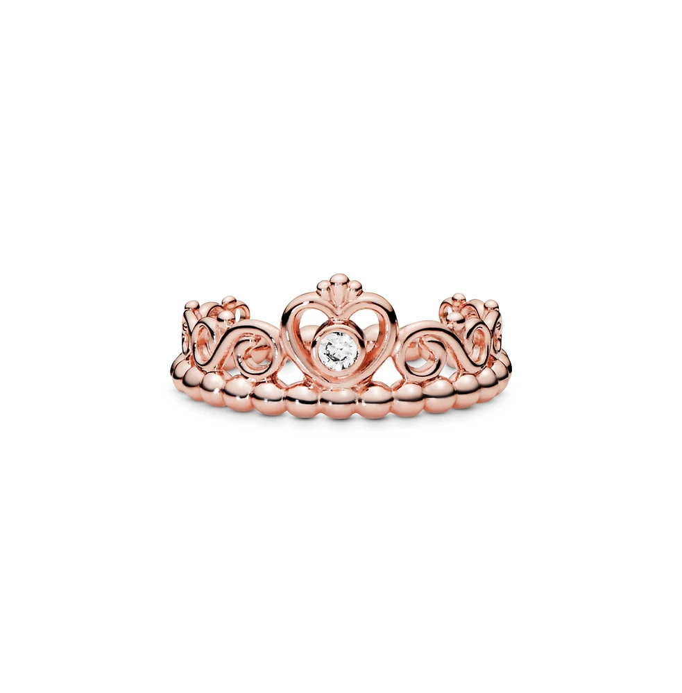 Pandora Gold-Plated Princess Tiara Crown Ring