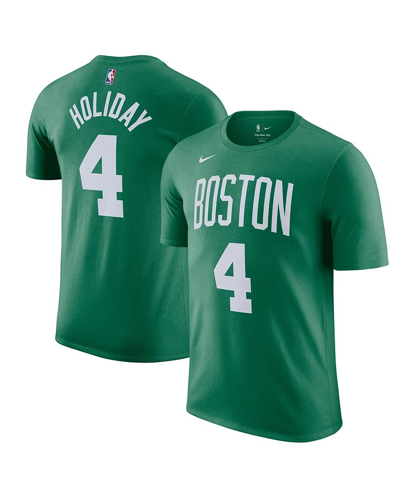 Nike Men's Jrue Holiday Kelly Green Boston Celtics Icon Edition Name Number T-Shirt