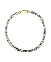 Stainless Steel Wide Chain Necklace