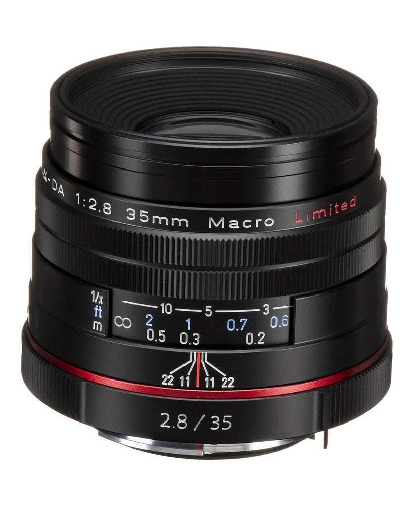 Pentax Smcp-da 35mm f/2.8 Hd Macro Limited Lens, Black